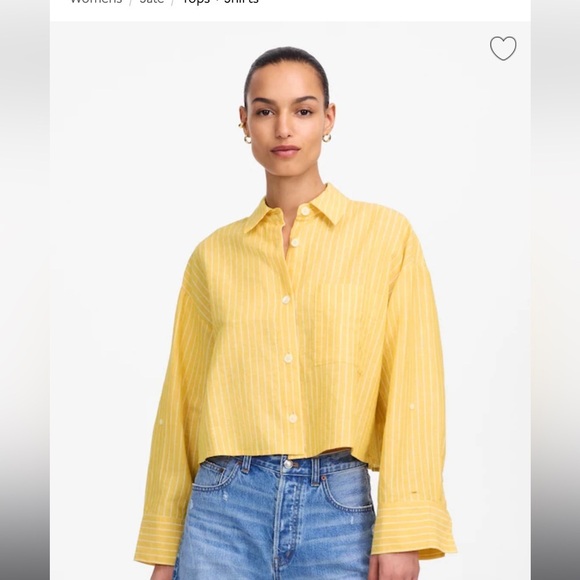 Madewell Tops - Madewell // NWOT Straight-Hem Shirt